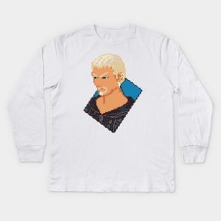 Organization XIII Luxord Pixel Art Kids Long Sleeve T-Shirt